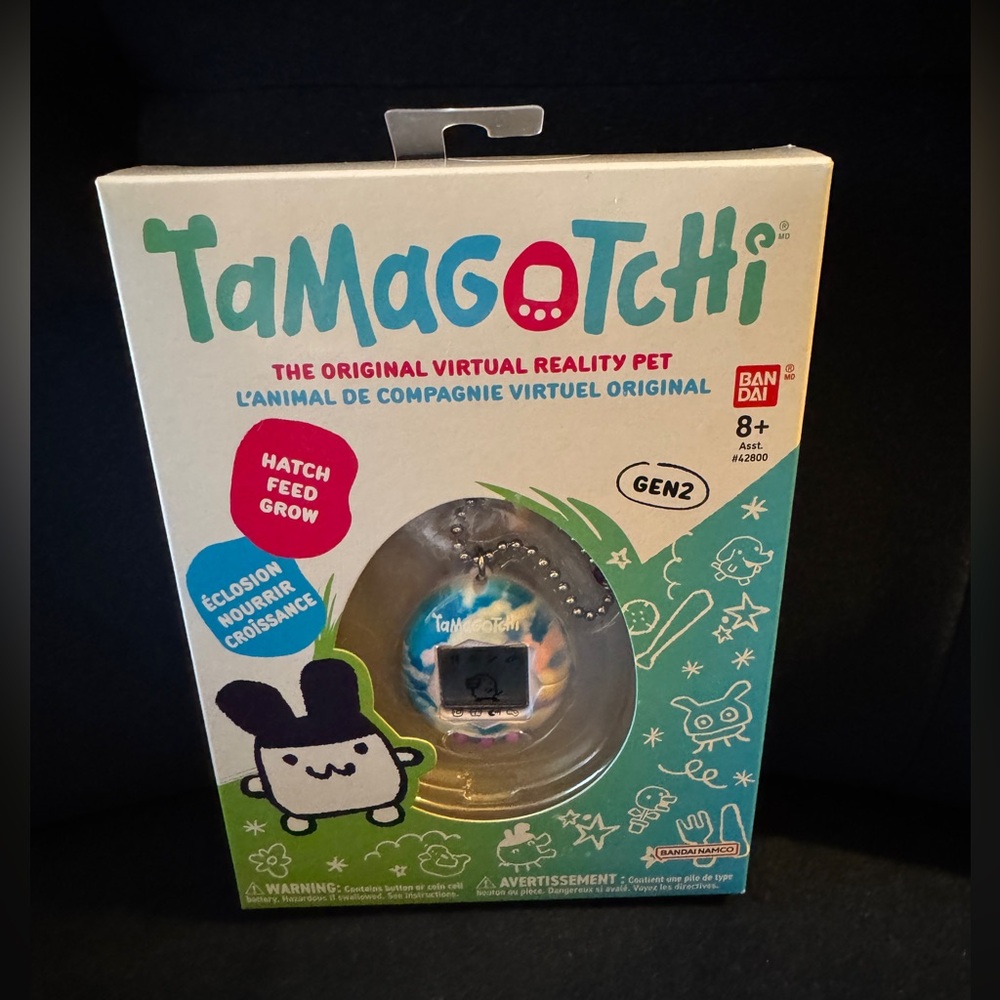 New in box Bandai Tamagotchi Original - Sky (Updated logo) Digital Pet Gen 2